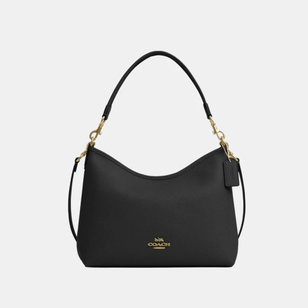 Coach Laurel Shoulder Bag - Gold/Black (CR148)