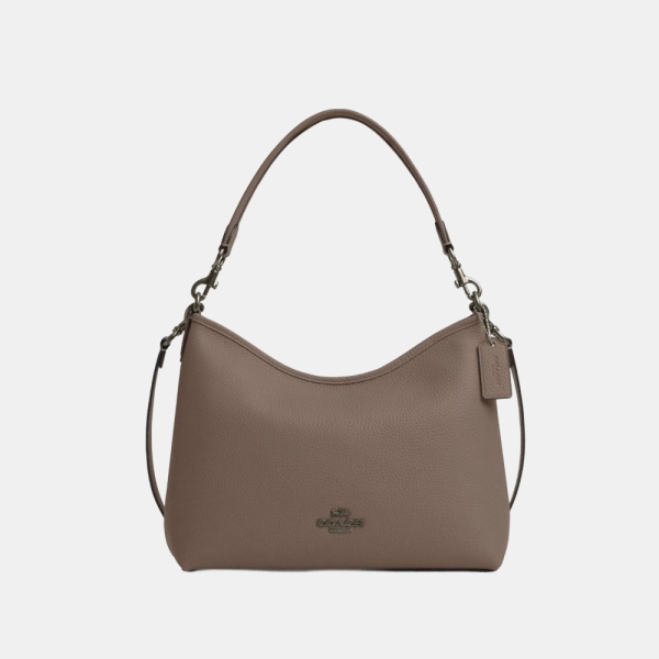 Coach Laurel Shoulder Bag - Gunmetal/Dark Stone