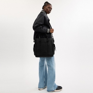 Coach Sprint Tote - Black Copper Finish/Black/Black - Image 3