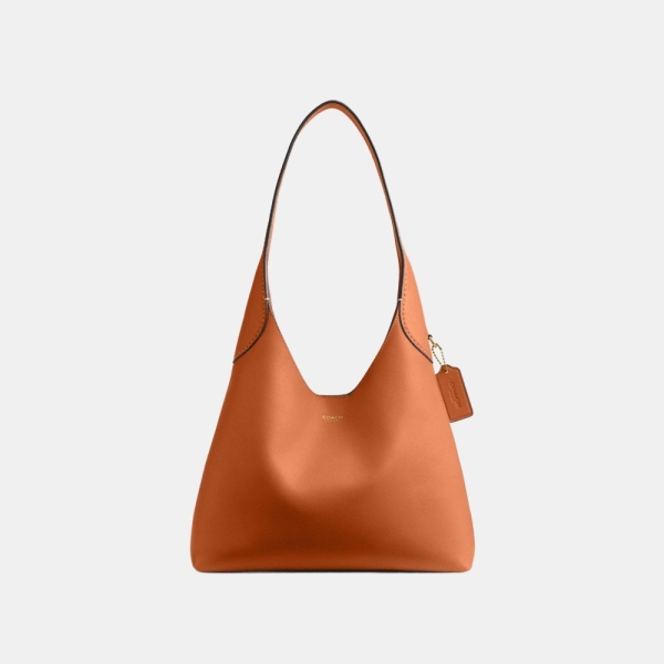 Coach Brooklyn Shoulder Bag 28 - Brass/Toffee