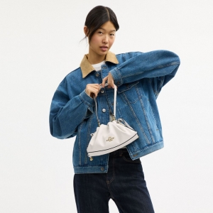 Coach Faye Shoulder Bag - Gold/Chalk - Image 3