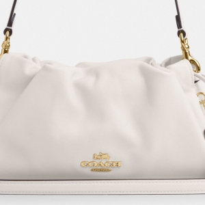 Coach Faye Shoulder Bag - Gold/Chalk - Image 8