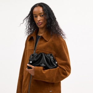 Coach Faye Shoulder Bag - Silver/Black - Image 10