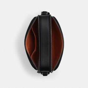Coach Graham Crossbody Bag In Signature Canvas - Gunmetal/Tan/Black - Image 4