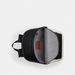 Coach West Backpack In Signature Canvas - Gunmetal/Chalk/Black - Image 4