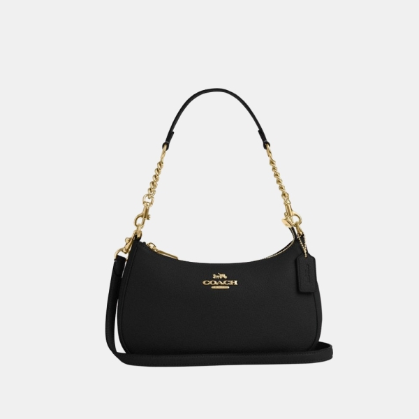 Coach Teri Shoulder Bag - Gold/Black
