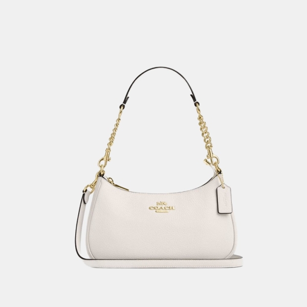 Coach Teri Shoulder Bag - Gold/Chalk