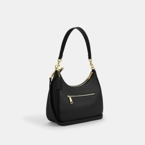 Coach Teri Hobo Bag - Gold/Black - Image 6