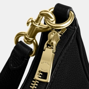 Coach Teri Hobo Bag - Gold/Black - Image 10