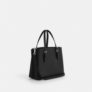 Coach Mollie Tote Bag 25 - Silver/Black (CV966) - Image 7