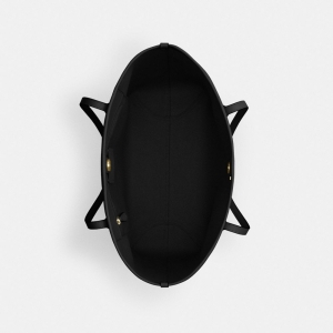 Coach City Tote Bag In Signature Canvas - Gold/Walnut/Black - Image 4