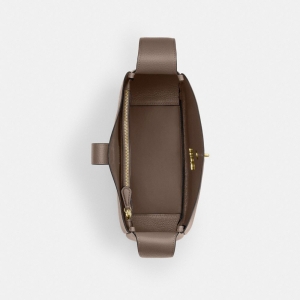 Coach Hadley Convertible Crossbody Bag - Gold/Dark Stone - Image 5