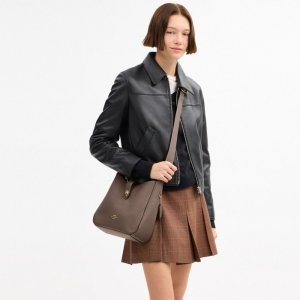 Coach Hadley Convertible Crossbody Bag - Gold/Dark Stone - Image 3