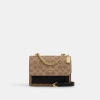 Coach Mini Klare Crossbody Bag In Signature Canvas - Gold/Tan/Black