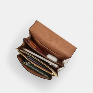 Coach Mini Klare Crossbody Bag In Signature Canvas - Gold/Sand/Chalk - Image 6