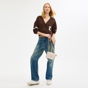 Coach Mini Klare Crossbody Bag In Signature Canvas - Gold/Sand/Chalk - Image 4