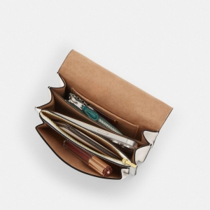 Coach Mini Klare Crossbody Bag In Signature Canvas - Gold/White/Chalk - Image 6