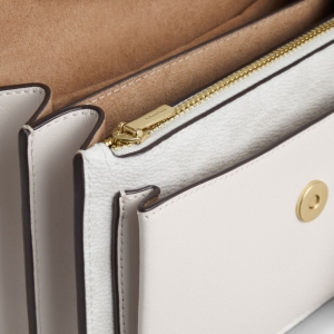 Coach Mini Klare Crossbody Bag In Signature Canvas - Gold/White/Chalk - Image 9