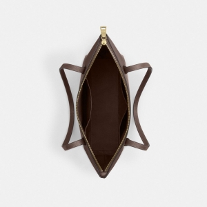 Fiona Zip Tote Bag - Gold/Dark Stone - Image 5