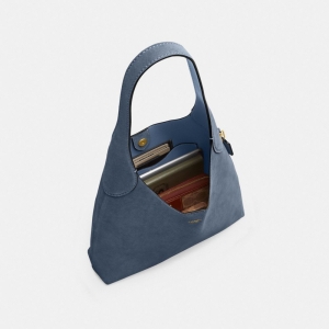 Coach Brooklyn Shoulder Bag 28 - Brass/Light Denim - Image 5