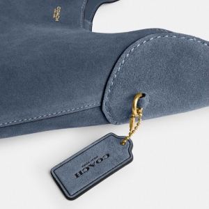 Coach Brooklyn Shoulder Bag 28 - Brass/Light Denim - Image 10