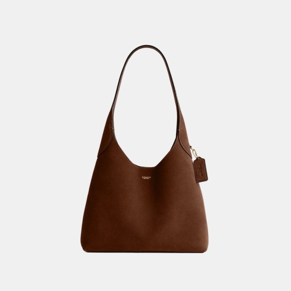 Coach Brooklyn Shoulder Bag 28 - Brass/Warm Brown