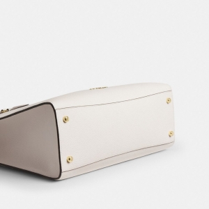 Coach Maggie Tote Bag - Gold/Chalk - Image 8
