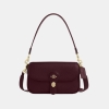 Coach Hadley Shoulder Bag - Gold/Dark Wine