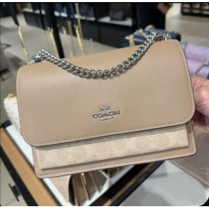 Coach Klare Crossbody Bag in Signature Canvas - Beige/Tan with Signature Canvas