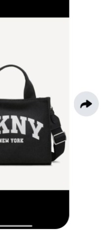 DKNY Tote Bag - Black - Size 26 cm