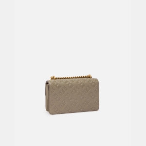 Pinko Love Bag mini crossbody bag with imprimé logo - Beige - Image 3