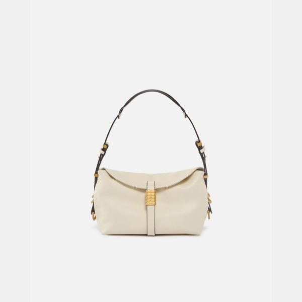 Pinko Saddle Bag small leather shoulder bag - White
