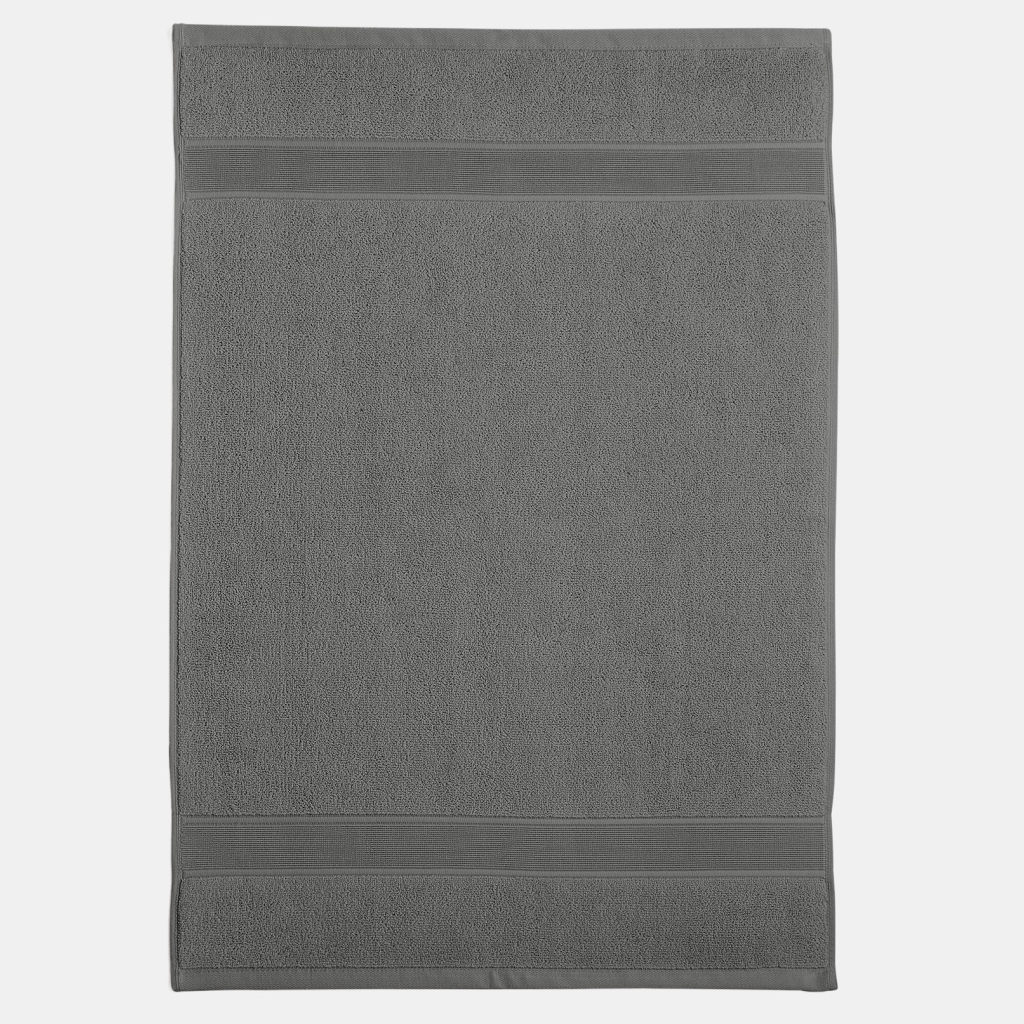 Lauren Ralph Lauren Sanders Solid Antimicrobial Cotton Bath Towel, 30" x 56" - True Charcoal