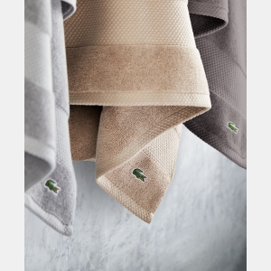 Lacoste Heritage Anti-Microbial Supima Cotton Bath Towel, 30" x 54" - Magenta - Image 10