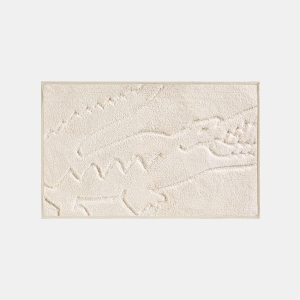 Lacoste Home Heritage Anti-Microbial Bath Rug, 20" x 32" - Chalk
