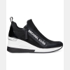 Women's Willis Trainer Wedge Sneakers - Black Knit - Image 3