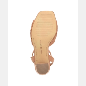 Tommy Hilfiger Women's Sarifina Knotted Block Heel Sandals - Spring Caramel - Image 6