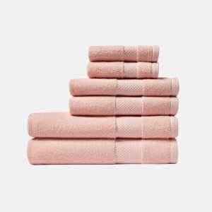 Lacoste Home Heritage Anti-Microbial Supima Cotton Bath Towel, 30" x 54" - Lt Pink