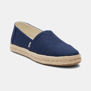 TOMS Women's Alpargata Rope 2.0 Espadrilles Slip-On Flats - Navy