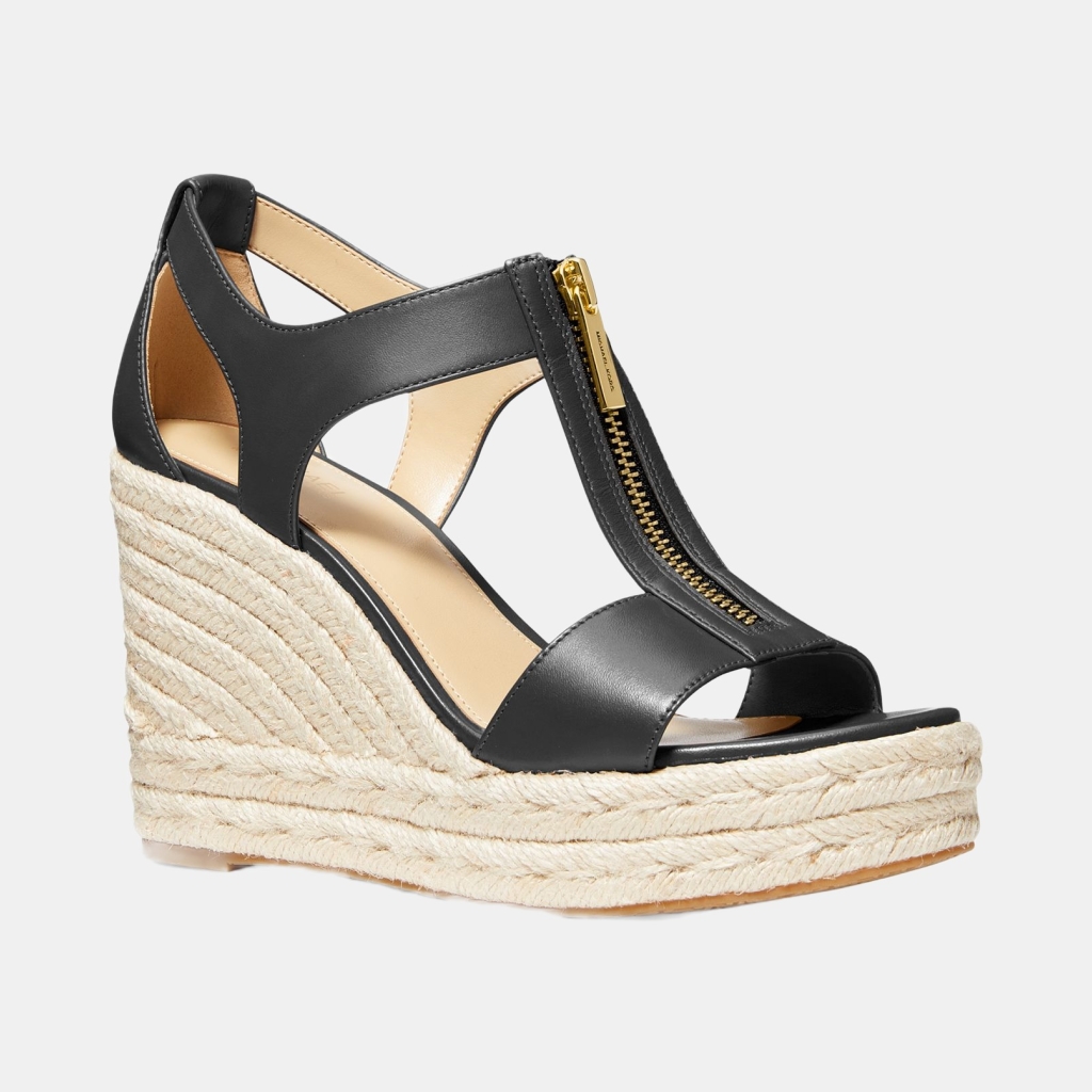 Michael Kors Women's Berkley Espadrille Mid Wedge Sandals