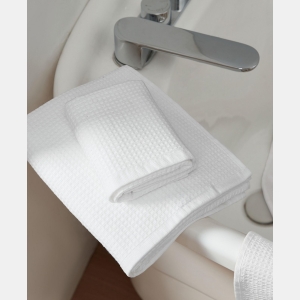 Calvin Klein CLOSEOUT! Eternity Solid Cotton Terry 3-Piece Towel Set - White - Image 8