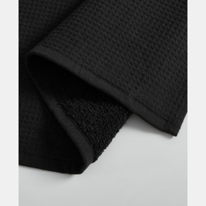 Calvin Klein CLOSEOUT! Eternity Solid Cotton Terry 3-Piece Towel Set - Black - Image 6