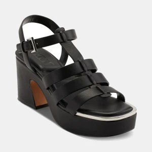 DKNY Women's Dasha Platform Fisherman Sandals - Black