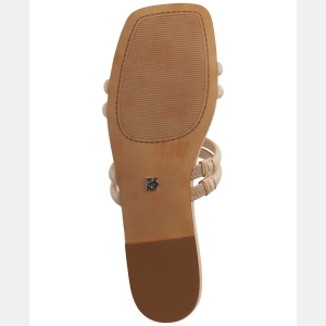 DKNY Women's Dee Strappy Slip-On Flat Sandals - Light Taupe - Image 6
