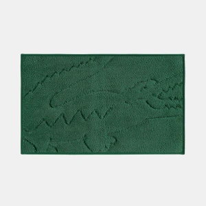 Lacoste Home Heritage Anti-Microbial Bath Rug, 20" x 32" - Croc Green