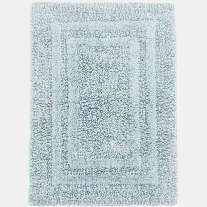 Hotel Collection 100% Cotton Reversible Bath Rug, 18" x 25", Exclusively at Macy's - Cloud