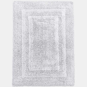 Hotel Collection 100% Cotton Reversible Bath Rug, 18" x 25", Exclusively at Macy's - white