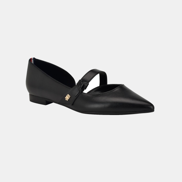 Tommy Hilfiger Women's Venny d'Orsay Mary Jane Flats - Black