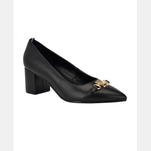 Tommy Hilfiger Women's Nanya Block Heel Classic Pumps - Black - Image 7