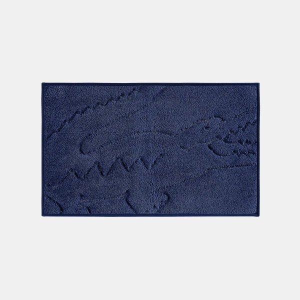 Lacoste Home Heritage Anti-Microbial Bath Rug, 20" x 32" - Navy